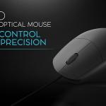 RAPOO 100 Wired USB Mouse, 3 yr Warranty, 1600 DPI Optical Tracking, Ambidextrous PC/Mac/Laptop - Black