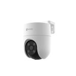 EzvizH8C 4MP 2K+ Outdoor Wi-Fi Camera Smart Night Vision 360° Coverage Auto-Tracking AI Human DetectionWeatherproof Design Supports MicroSD Card(Upto 512 GB) White, H8C