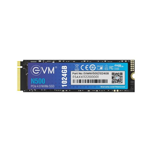 EVM N500 (Gen 4) NVMe Internal SSD - Ultra Fast Solid State Drive 5 Years Warranty - Ideal for Gaming & Tech Savvy Professionals (1024)