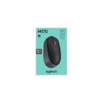 Logitech M170 2. 4GHz Wireless 3-Button Optical Scroll Mouse w/Nano USB Receiver (Black)