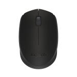 Logitech M170 2. 4GHz Wireless 3-Button Optical Scroll Mouse w/Nano USB Receiver (Black)