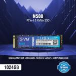EVM N500 (Gen 4) NVMe Internal SSD - Ultra Fast Solid State Drive 5 Years Warranty - Ideal for Gaming & Tech Savvy Professionals (1024)