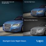 Tapo TP-Link C520WS 2K QHD 4MP Outdoor Pan/Tilt Security Smart Wi-Fi Camera,IP66 Weatherproof, AI Detection,360° Visual Coverage,Starlight Colour Night Vision