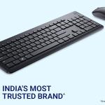 Dell KM3322W Wireless USB Keyboard and Mouse Combo, Anti-Fade & Spill-Resistant Keys, up to 36 Month Battery Life, 3Y Advance Exchange Warranty - Black