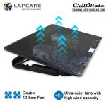 Lapcare DCX-A101 ChillMate Laptop Cooler (Black)