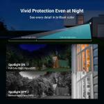 EzvizH8C 4MP 2K+ Outdoor Wi-Fi Camera Smart Night Vision 360° Coverage Auto-Tracking AI Human DetectionWeatherproof Design Supports MicroSD Card(Upto 512 GB) White, H8C