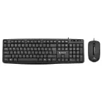 Coconut Cherry Wired K24 keyboard + M24 Mouse Combo with 104 Keys and a USB Mouse